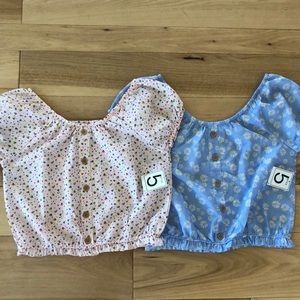 NWT 2 summer blouse bundle size Large